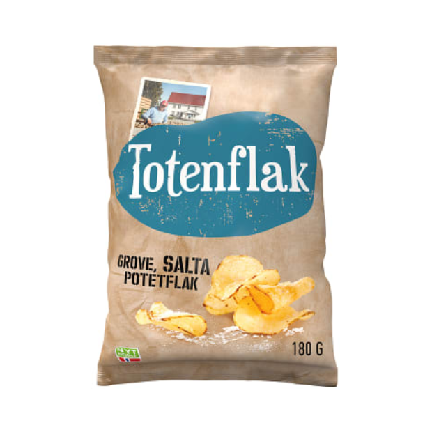 Totenflak Salted 180g | Potato Chips | All season, Potato Chips, Potato Snacks, Snacks | Totenflak